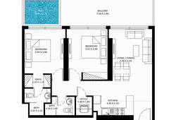 2 bedroom apartment